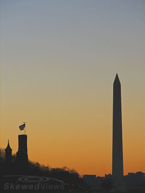 Dusk on the National Mall