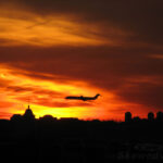 Sunset over DC