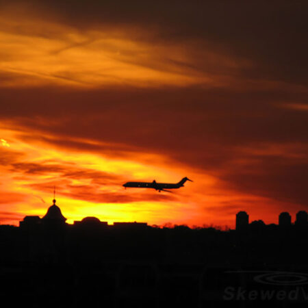 Sunset over DC