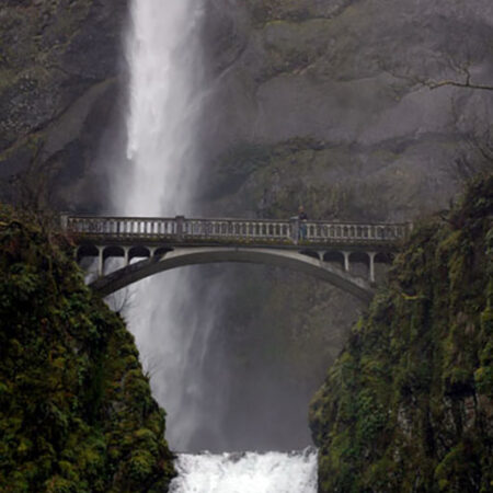 Bridge at Multnomah Falls