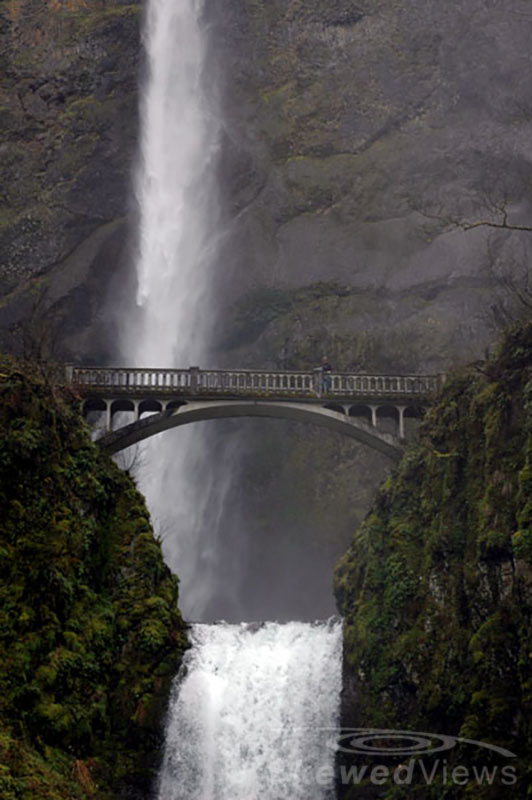 Bridge at Multnomah Falls