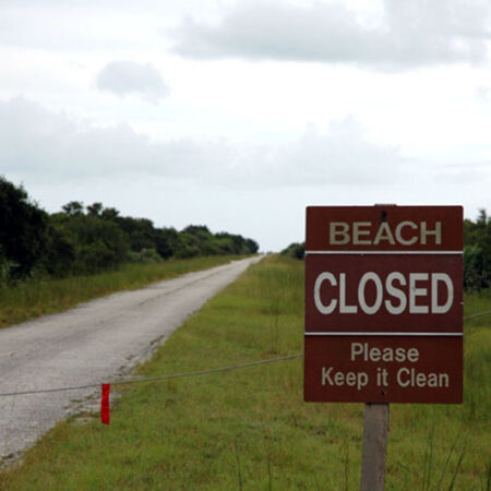 Beach Closed