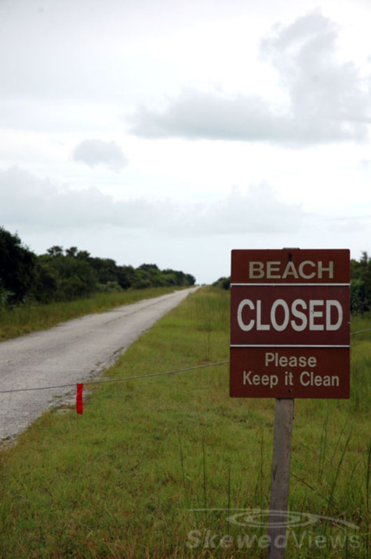 Beach Closed