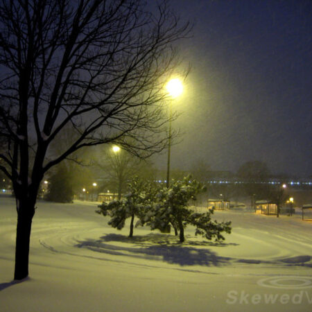 A Snowy Evening in the District