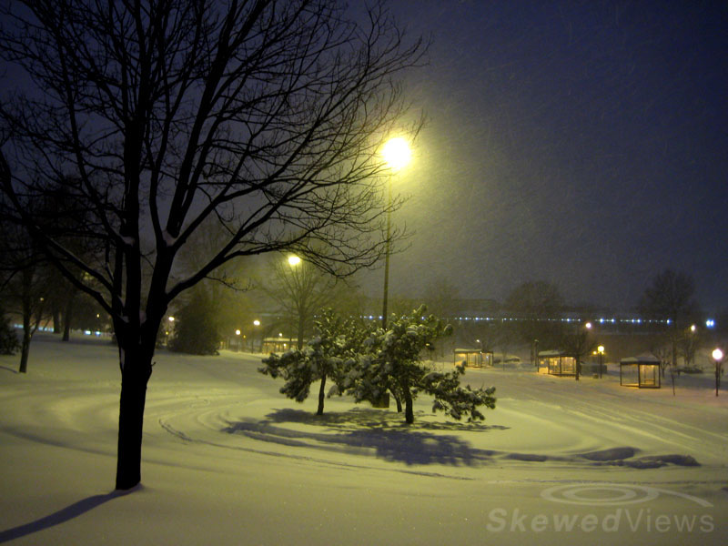 A Snowy Evening in the District