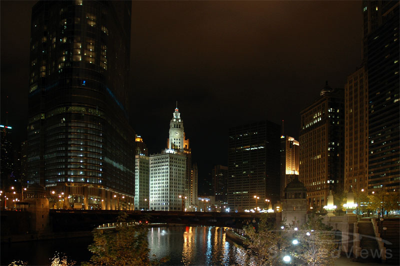 A bridge Over the River Chicago