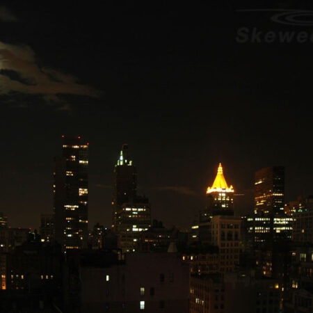 Moon over New York