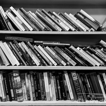 Bookshelf (black & white)