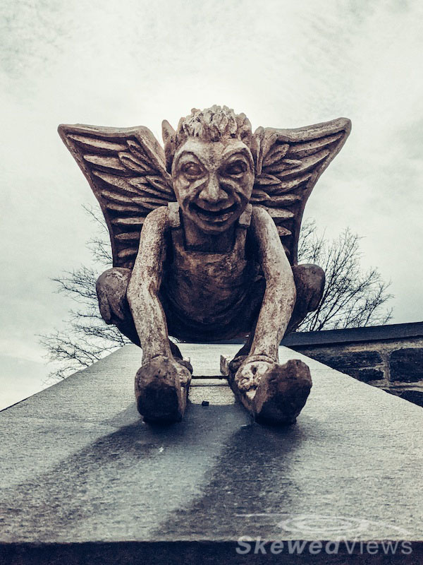 Gargoyle at the playground