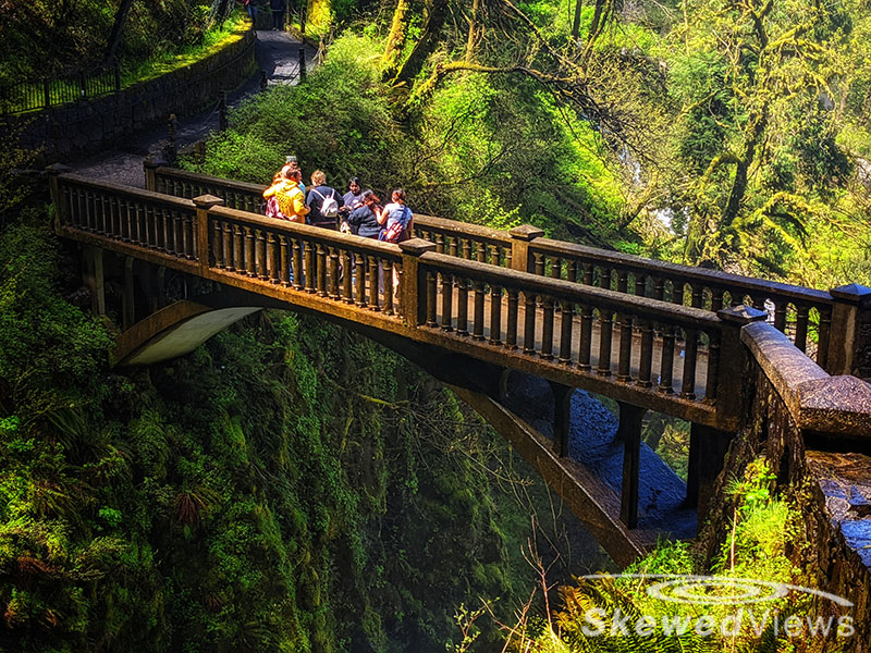 Bridge At Multnomah Falls