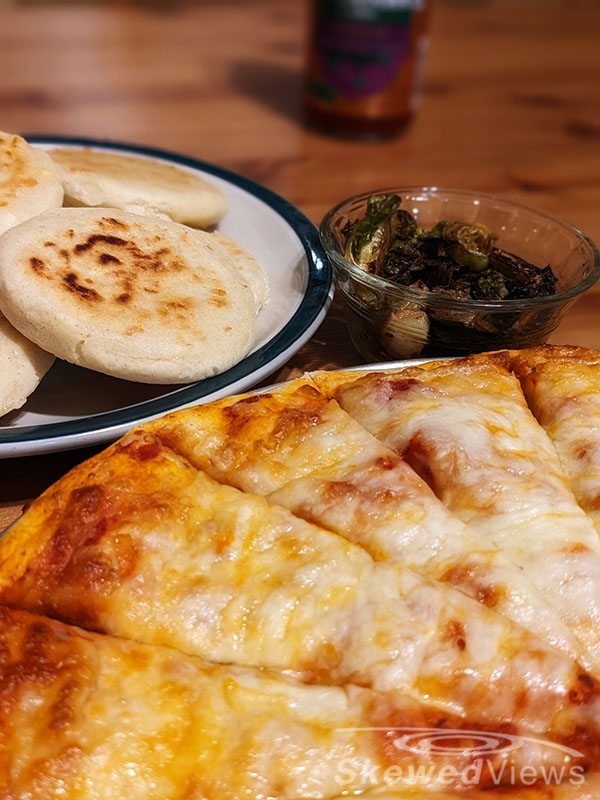 Arepas and Pizza