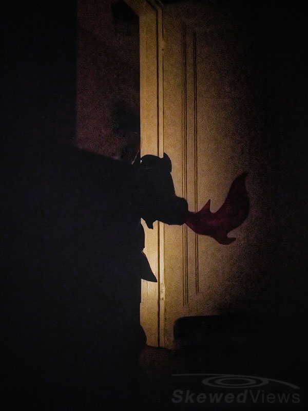 A dragon in the doorway